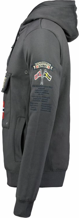 Duks për meshkuj Geographical Norway GYMCLASS MEN CAMO 100, gri ushtarake