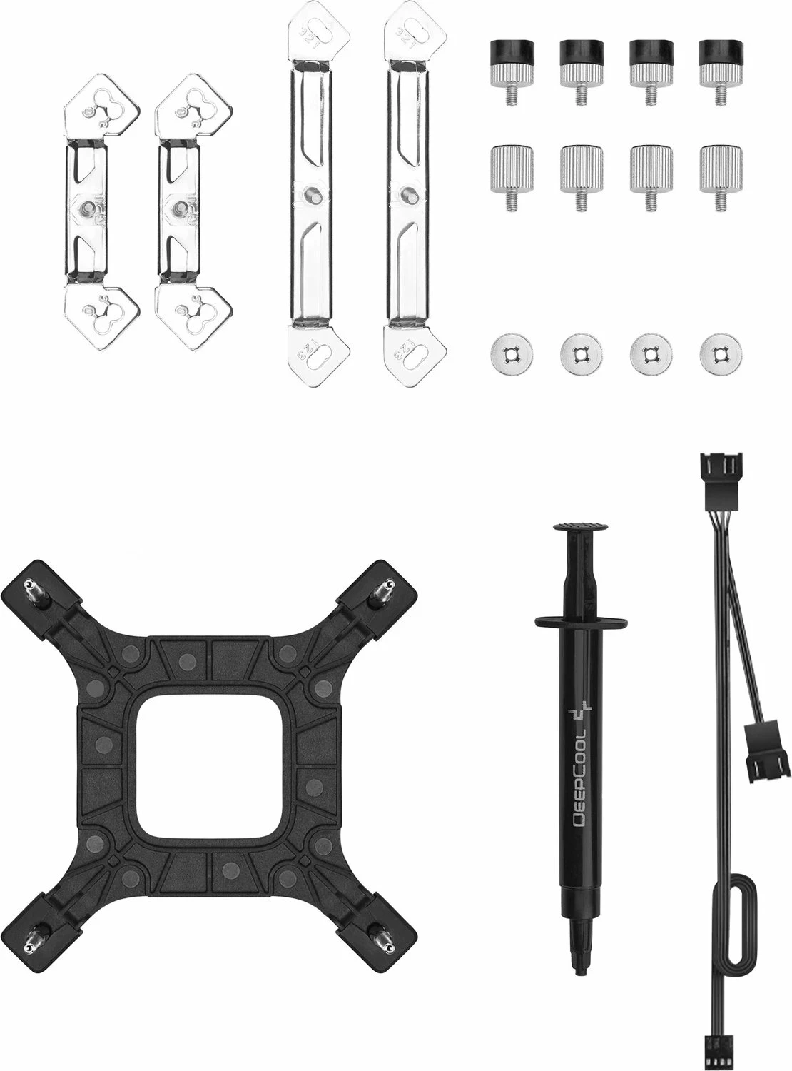 Ftohës CPU Deepcool AK620 Digital SE R-AK620-BKADMN-GJD, 2x120mm, 260W TDP, ARGB, ekran digjital, zi