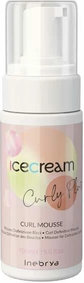 Shkumë për dredha Inebrya Ice Cream Curly Plus, 15