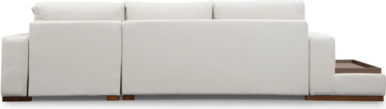 Këndore Atelier del Sofa, Loop 19, me tavolinë, e bardhë