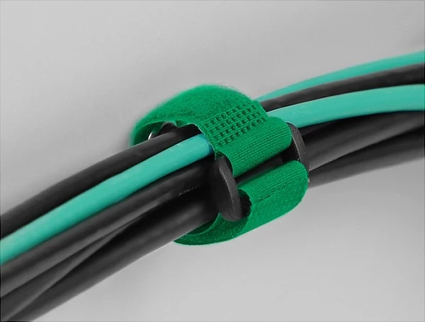 Lidhëse kabllosh me velcro DeLOCK 150x20 mm, 5 copë, e gjelbër
