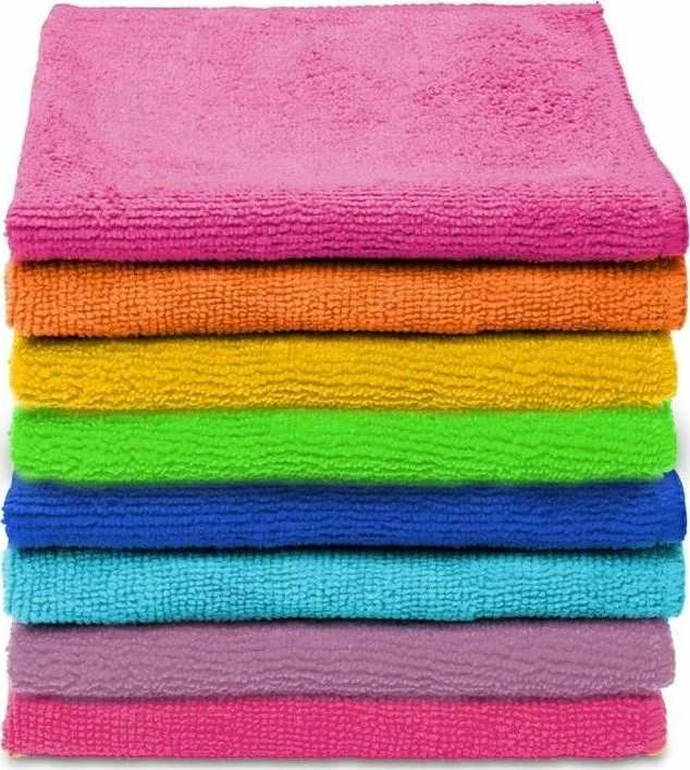 Leckë mikrofibër Vileda 151501, 30x30 cm, shumëngjyrëshe, paketë 8 copë