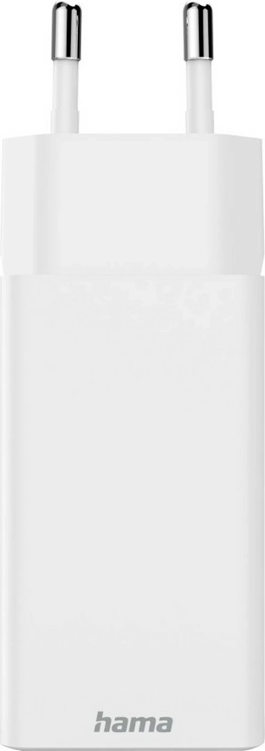 Karikues Hama 65W, 2x USB-C, 1x USB-A, i bardhë