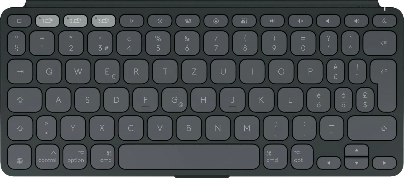 Tastierë Logitech KEYS-TO-GO 2, Graphite, CH layout