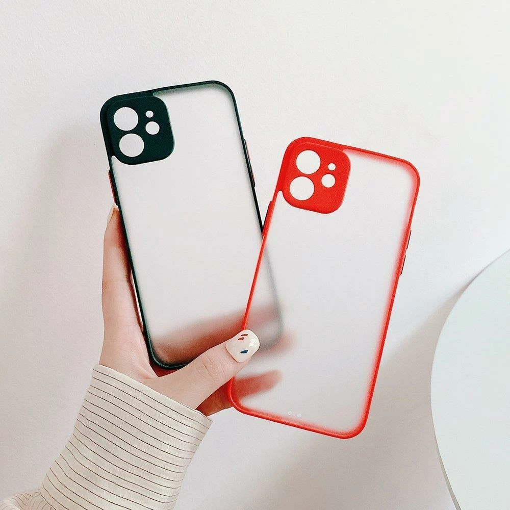 Mbështjellës silikon Hurtel Milky Case për Samsung Galaxy A22 4G, Kuq