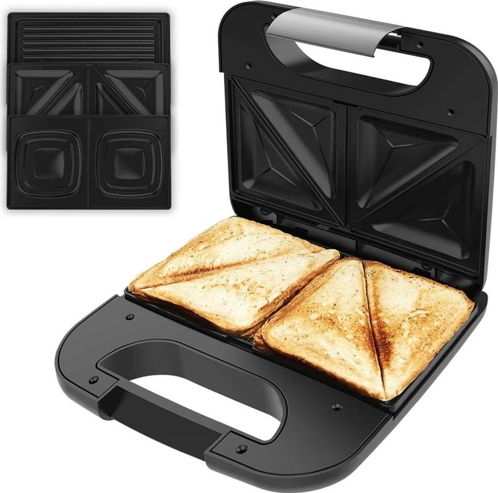 Toster Cecotec Rock’nToast Combo, 800W, argjendtë