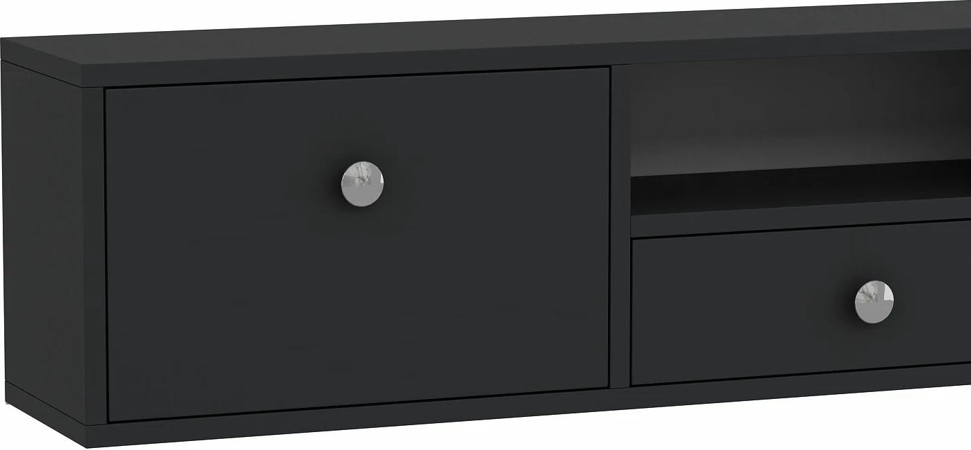 Komodë TV, Skye Decor, anthracite, silver, 1301-DROP-1