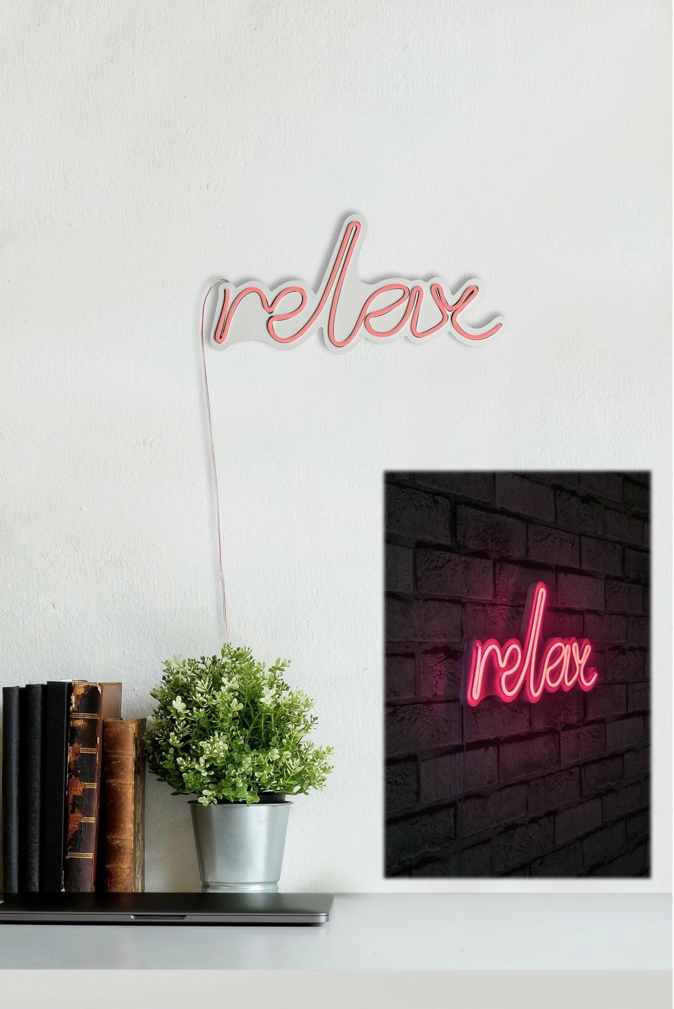 Dritë dekorative LED, plastikë, ngjyrë rozë, Wallity Relax