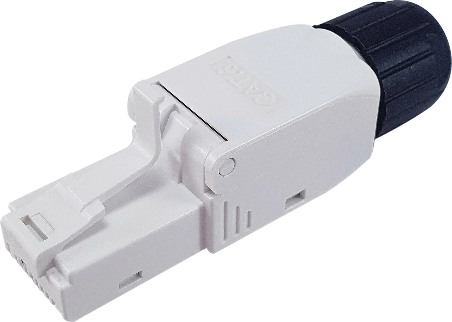 Plug rrjeti RJ45 Cat6 Equip, komplet 5 copë, mashkull, pa vegla, zi/bardhë