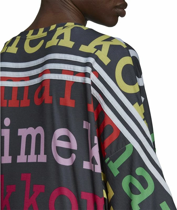 Maicë adidas për femra, e zezë me ngjyra