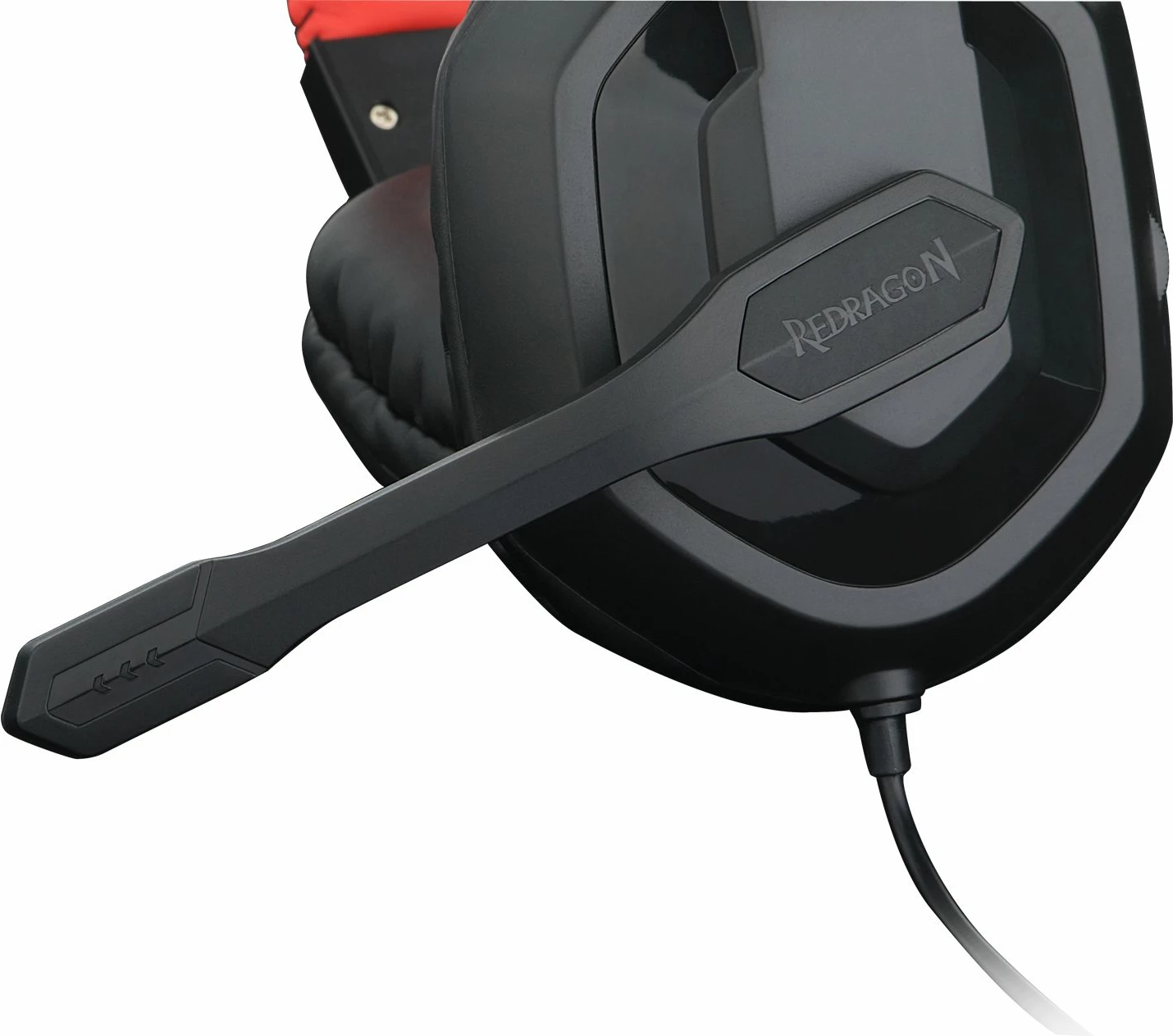 Kufje gaming Redragon H120 Ares, stereo me mikrofon, 3.5mm, kabllo 2m, zi/kuqe