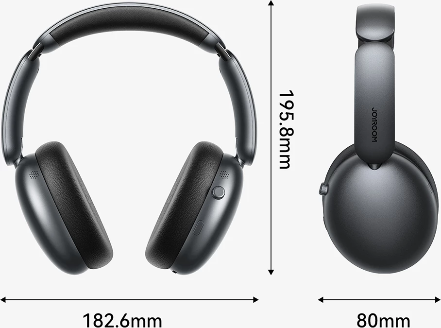 Kufje wireless Joyroom J-Head Series JR-JH1 me ANC, Bluetooth 5.4, të zeza