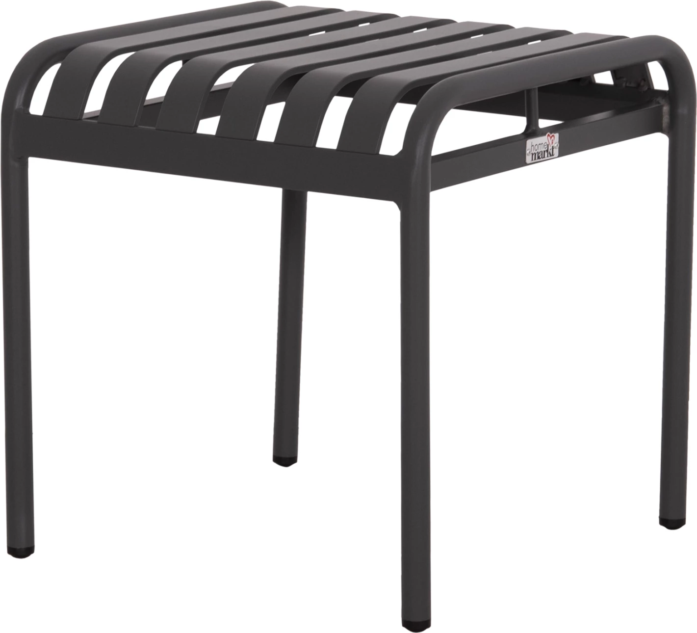 Stool i shkurtër alumini RACHEL, ngjyrë gri, FH6340.01, 45x45x46cm