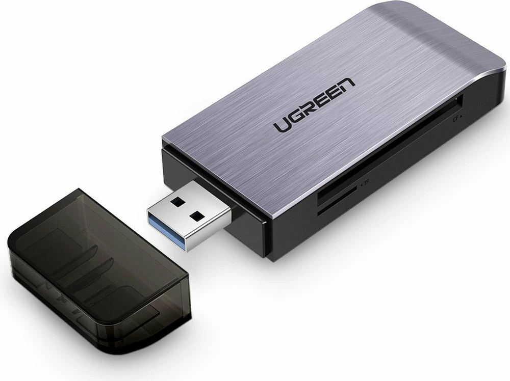 Lexues kartelash Ugreen 50541, USB 3.0, SD/microSD/CF/MS, Gri