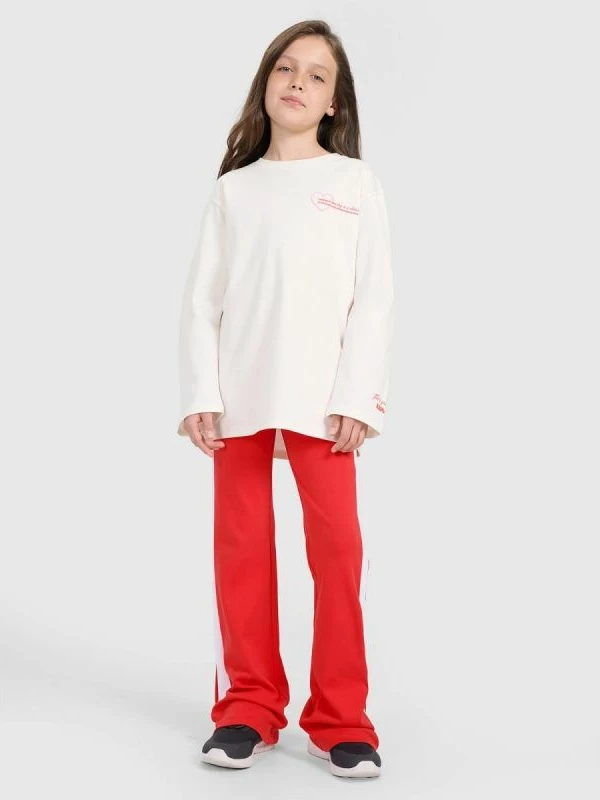 Maicë me mëngë të gjata oversized për fëmijë 4f [Madhësia: 134]