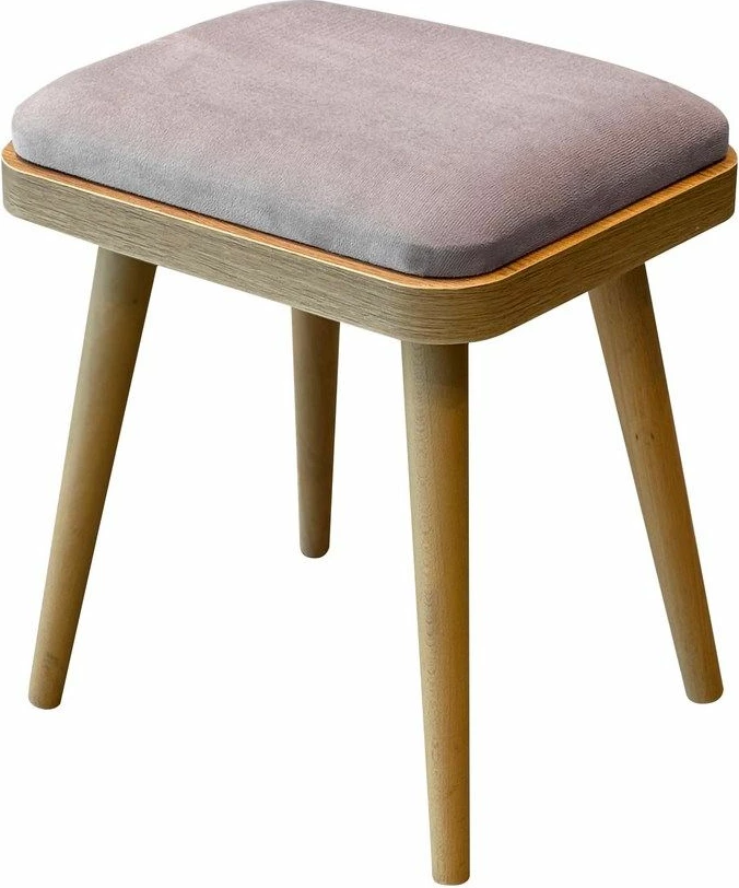 Set tavoline me karrige për ngrënie, zgjatshme, 6 pjesë, Skye Decor, Vina Mini 06 0701, ngjyrë lis, Soho Grey