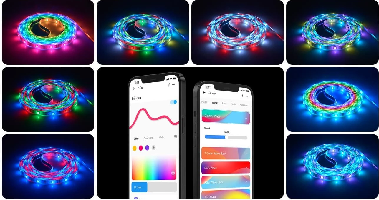 Drita Led SONOFF L3-5M-P