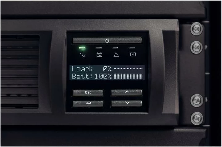 UPS Smart, APC Smart-UPS SMT1000RMI2UC, rack 2U, USB, kohë rezervë 4–9 min, i zi