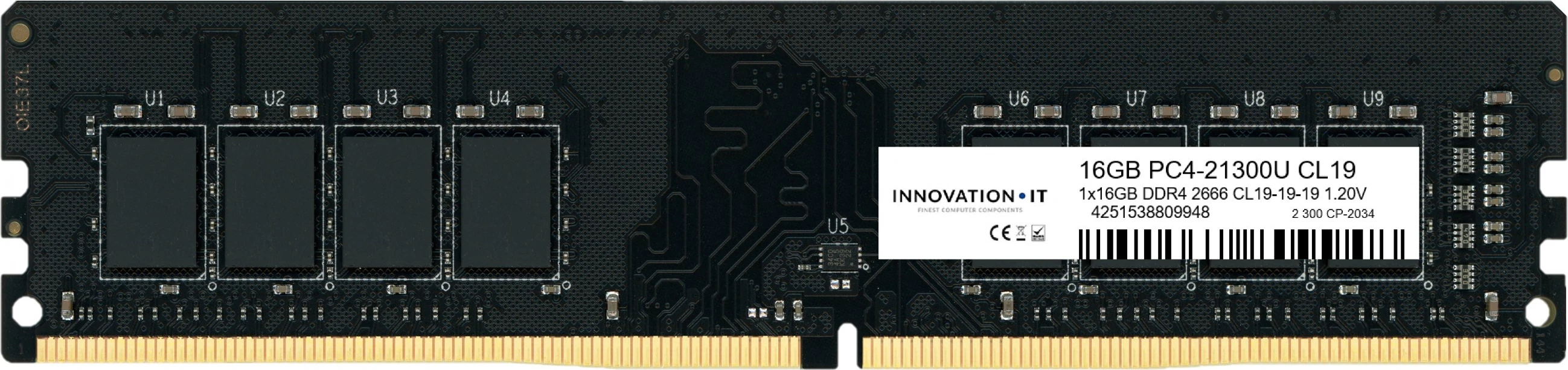 RAM Memorje Innovation IT 2666 16GB CL19-19-19 1.20V LD 8-Chip