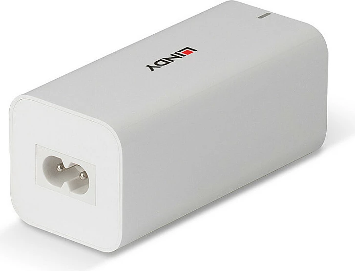 Karikues i shpejtë LINDY USB 4-Port GaN 100W, 2x USB-C PD, 2x USB-A, i bardhë
