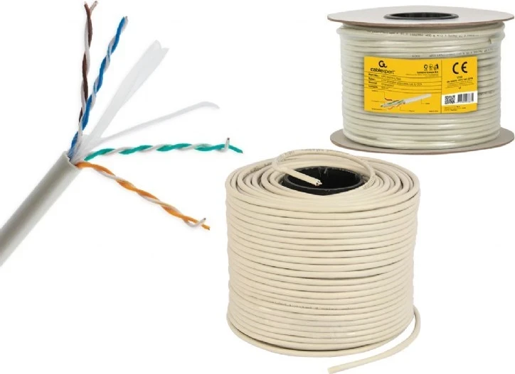 Kabllo rrjeti Gembird UPC-6004SE-SOL/100, Gri, 305 m Cat6