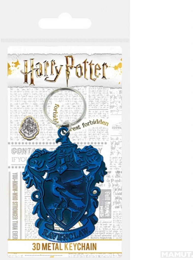 Varëse çelësash Pyramid Harry Potter Ravenclaw Crest, metalike, blu