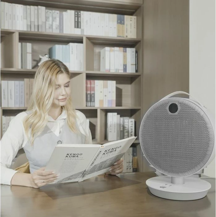 Ngrohës elektrik portativ SHE SHXP2200PTC 2200W PTC qeramik, me termostat, me telekomandë, i bardhë