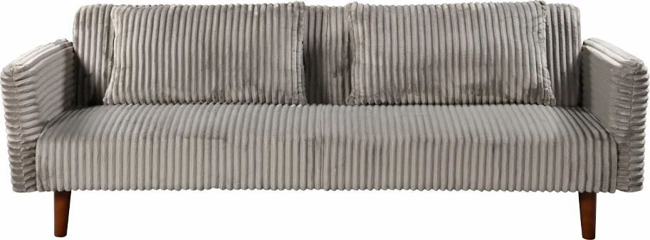 Krevati divan Cottle, 3 vende, ngjyrë gri e çelët, 213x79x73