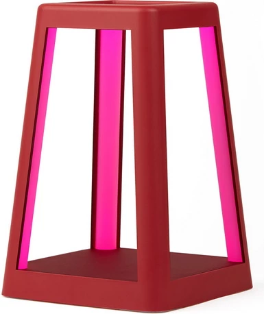 Llambë portative Lexon Lantern LH94DR me karikues wireless, LED, 15W, e kuqe