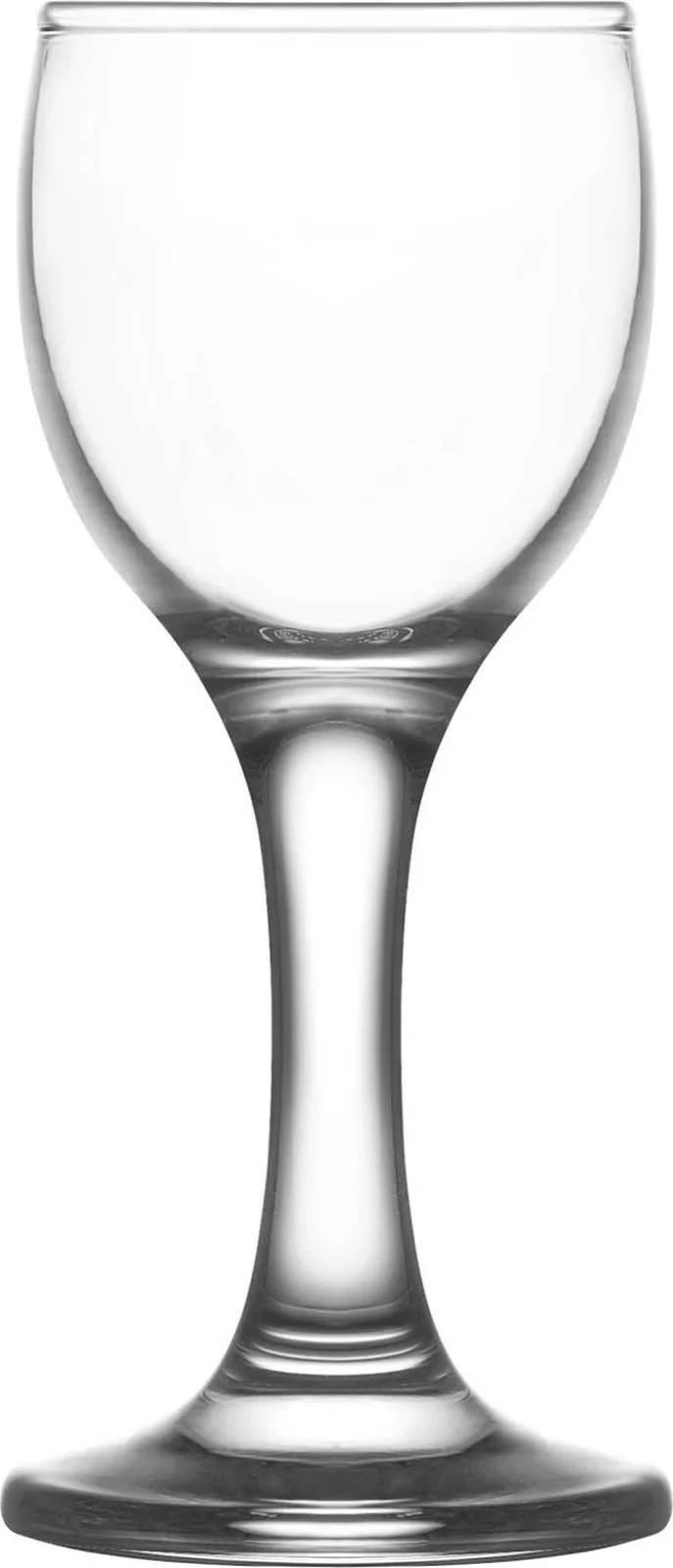 Gotë vodka LAV Sofia 55 ml transparente, set 12 copë