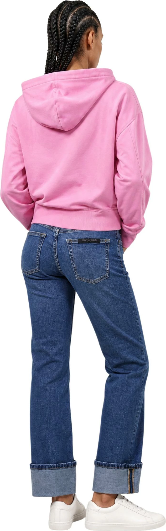 Duks me kapuç Tommy Hilfiger Jeans DW0DW22906 për femra, rozë [Madhësia: M]