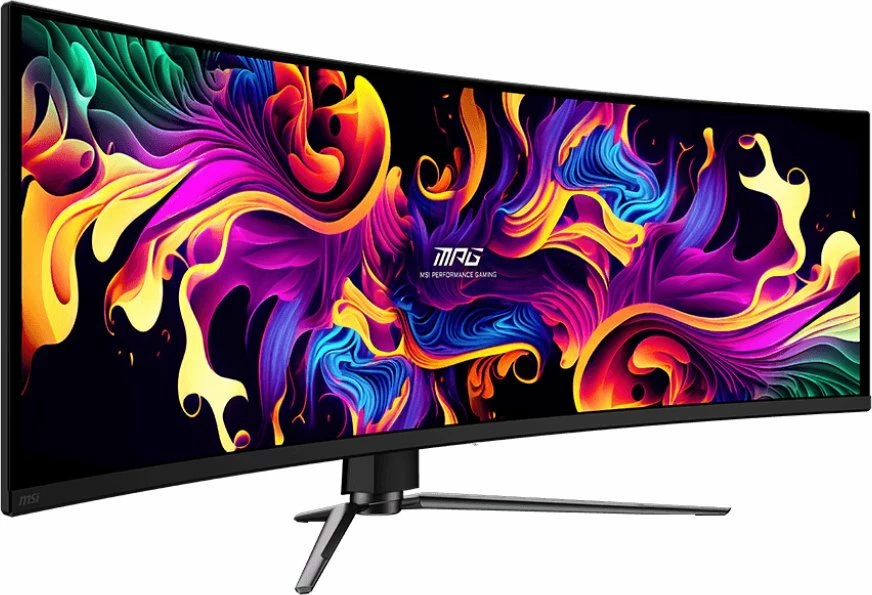 Monitor gaming MSI MPG 491CQPX QD-OLED 49\" DQHD 5120x1440 240Hz i lakuar, zi