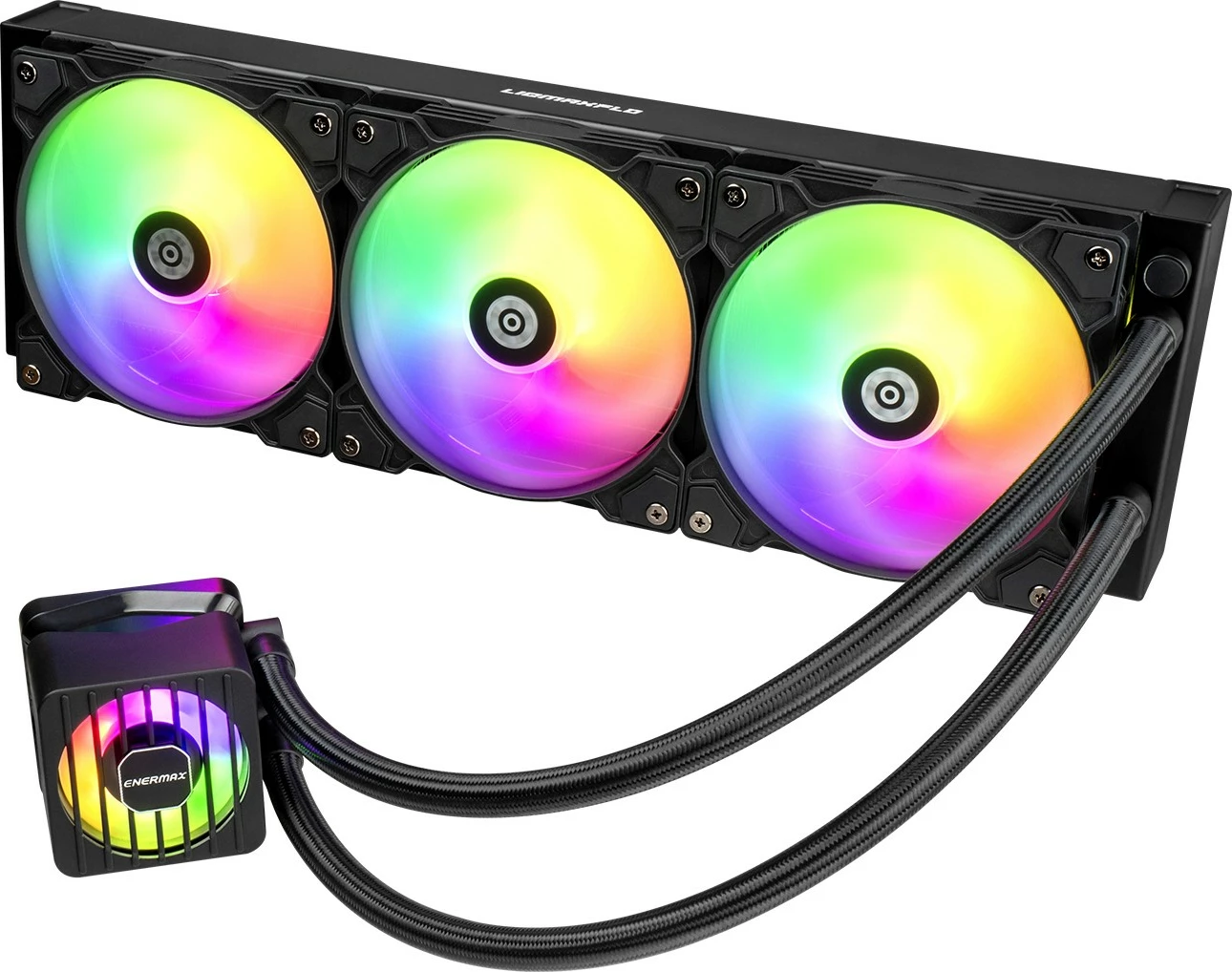 K Cooler Enermax LIQMAXFLO ELC-LMF360T-ARGB, 360mm, RGB, i zi