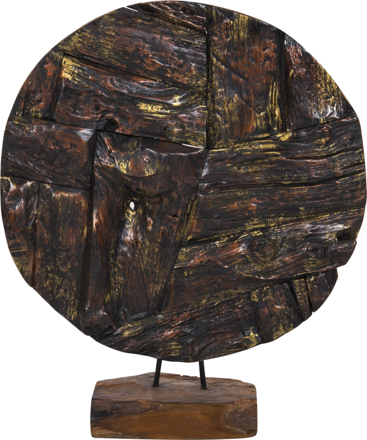 Dekor tavoline FH7718, dru tik, natyral, 50x15x64H