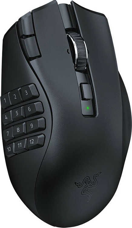 Maus Razer Naga V2 HyperSpeed, wireless + Bluetooth, 30000 DPI, i zi