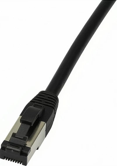 Kabllo rrjeti Synergy21 Patch RJ45 CAT6A, 5m, S/FTP slim 4.5mm, e zezë