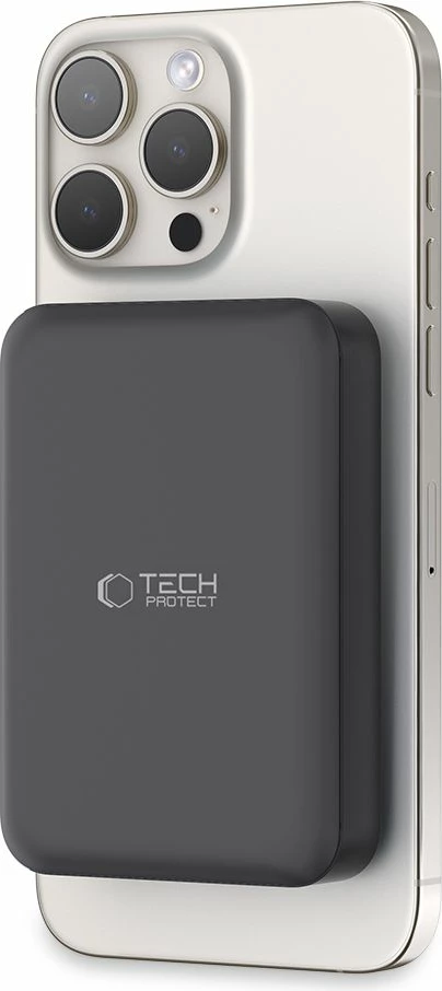 Powerbank Tech-Protect LifeMag PB11 10000mAh me MagSafe, 15W, USB-C, e zezë