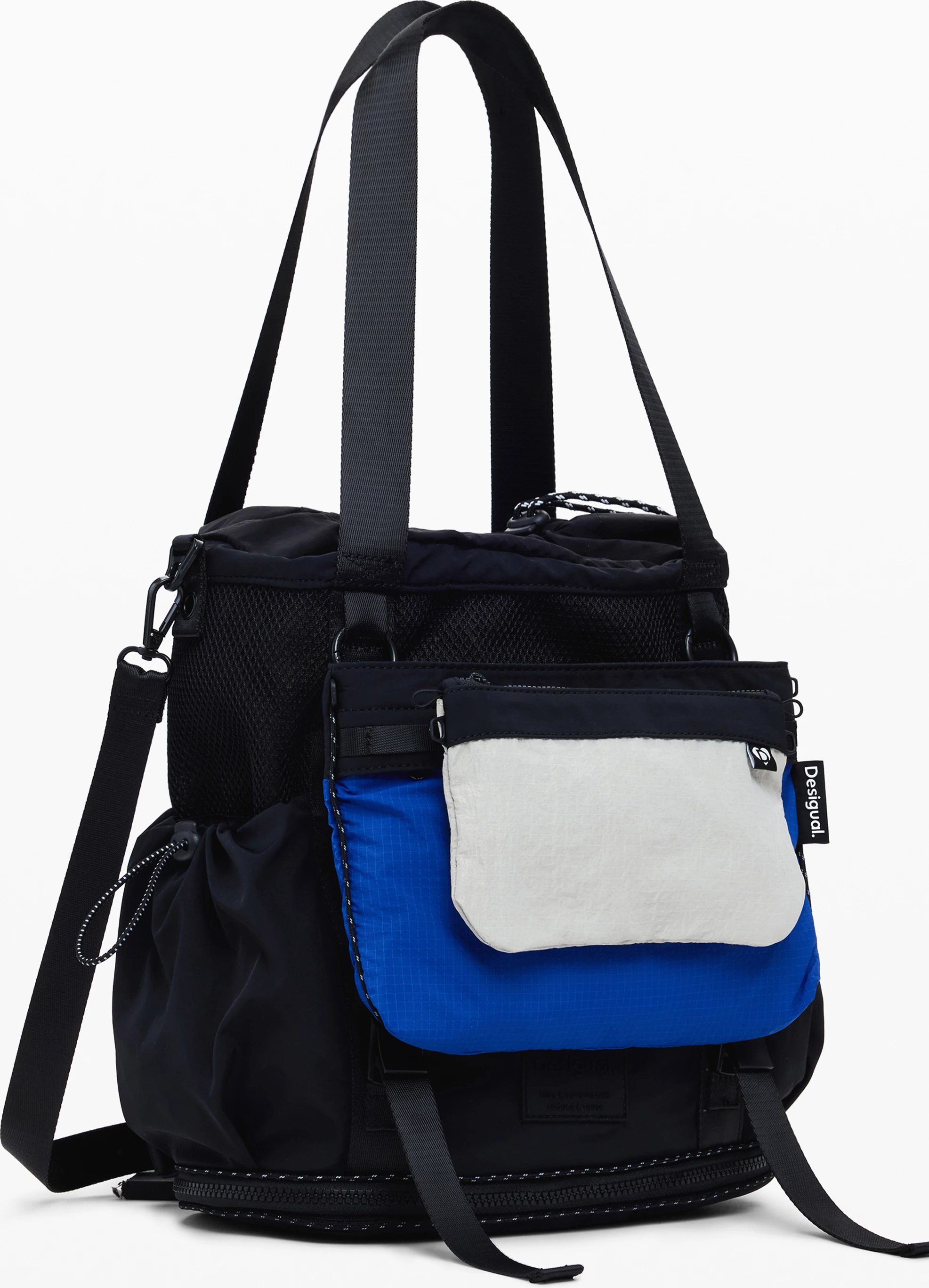 Çantë Desigual Basic Modular Discover femra, e zezë