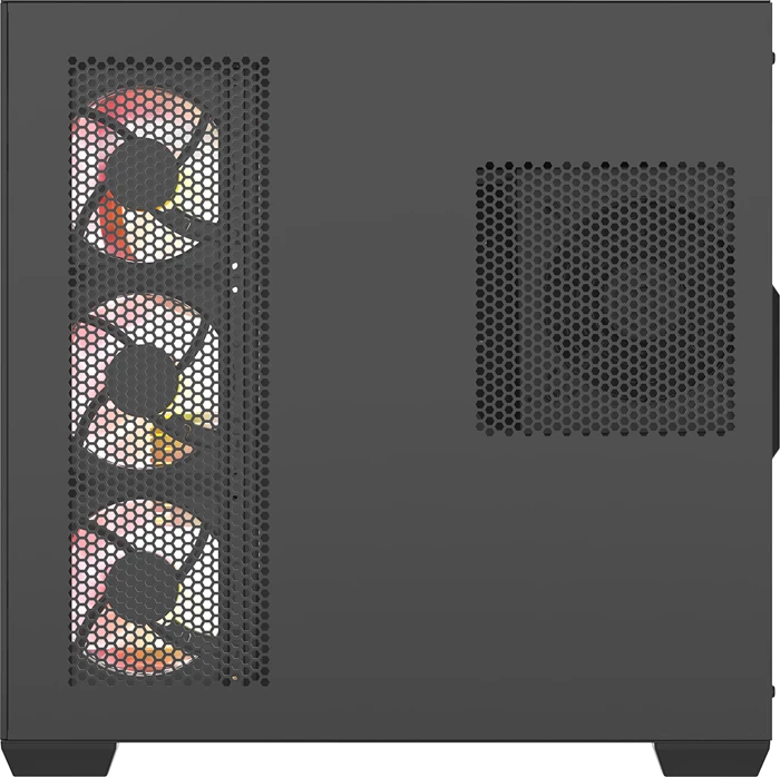 Kasë DarkFlash C280 midi tower me 7 ventilatorë, e zezë