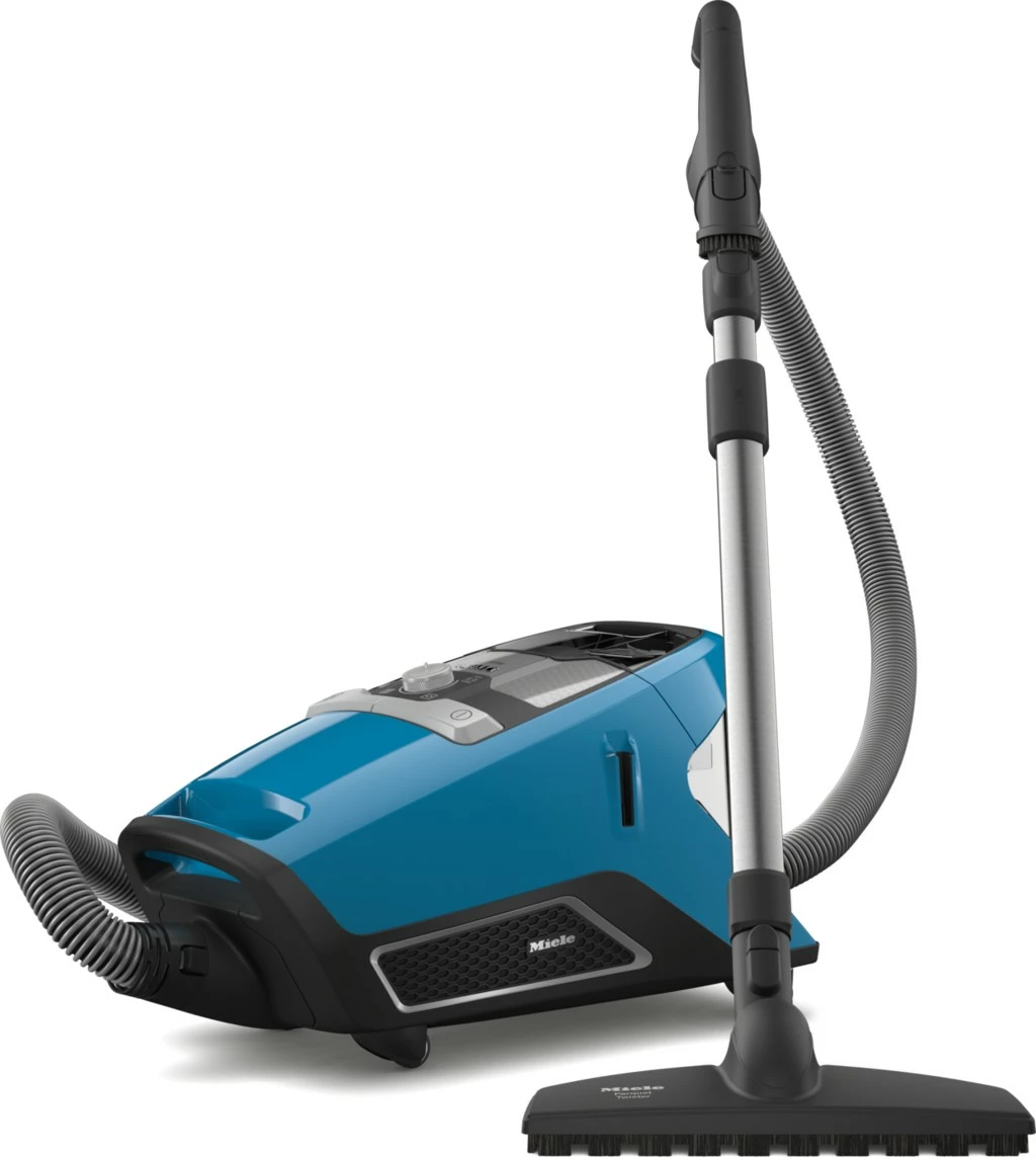 Fshesë me korrent Miele Blizzard CX1 Parquet 890 W pa qese me filtër HEPA, Tech Blue