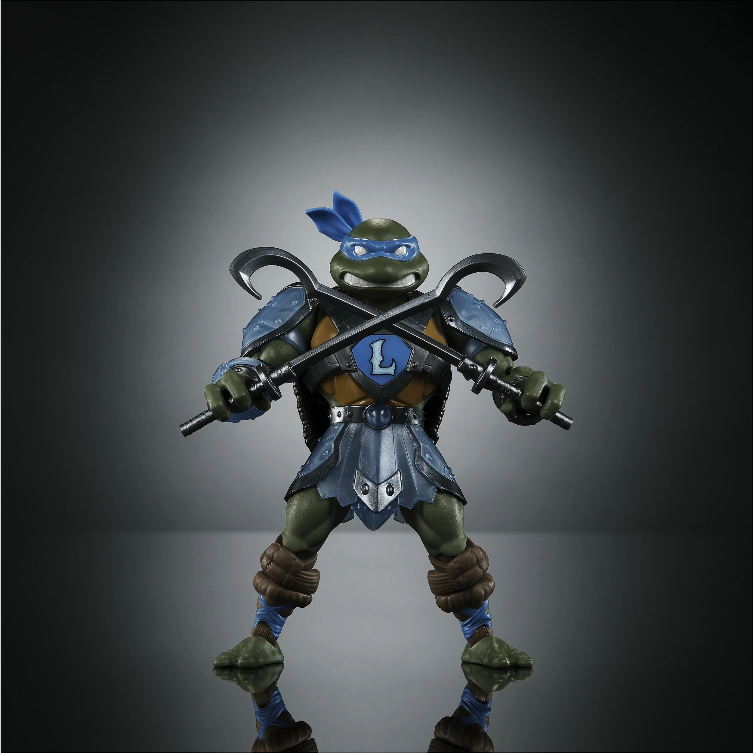 Figurë lodër Mattel Masters of the Universe Origins Turtles of Grayskull Leonardo, 14 cm, shumëngjyrëshe