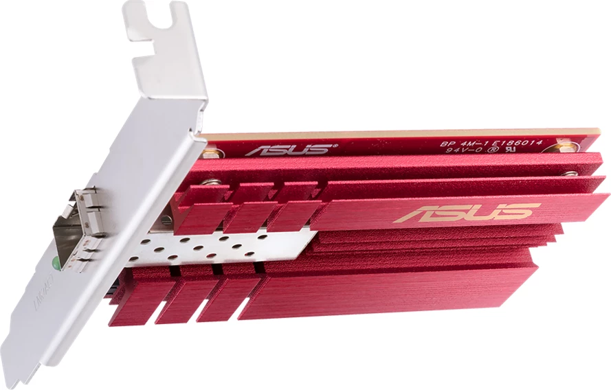 Adapter rrjeti PCIe ASUS XG-C100F 10Gbps SFP+ e kuqe
