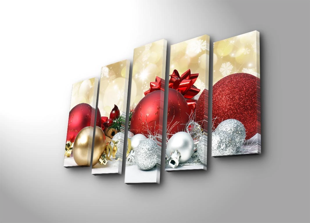 Pikturë dekorative në kanavacë (5 pjesë), Wallity, 5PATNOEL-8