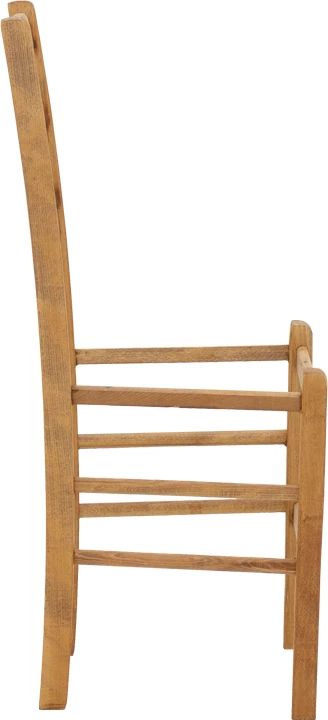 Karrige për kafene Paros dru ahu ngjyrë arre 41x42x92cm