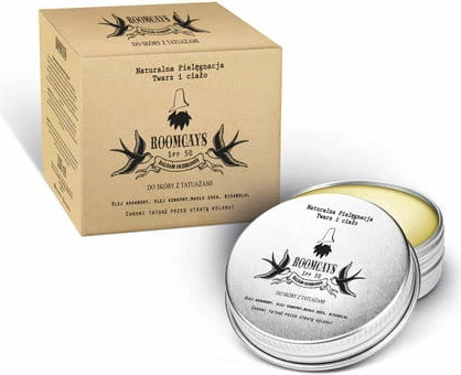 Balzam për lëkurë me tatuazhe për meshkuj ROOMCAYS SPF50, 100ml