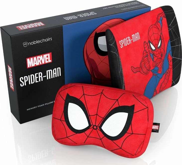 Set jastëkësh memory foam Noblechairs Spider-Man Edition GAGC-302, 2 copë, kuqe/zezë