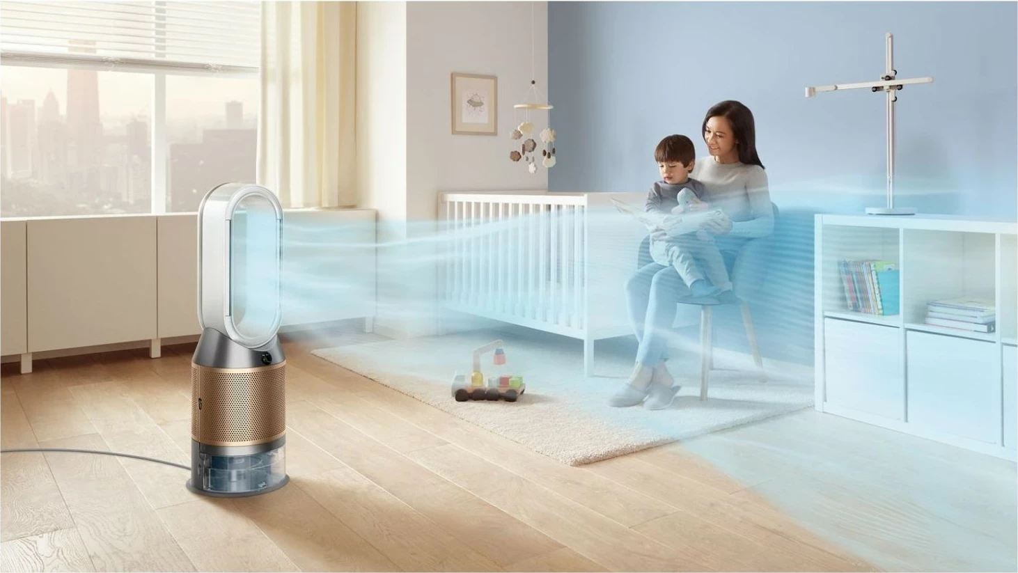 Pastrues ajri Dyson Purifier Humidify+Cool PH2, LCD, 5000ml, i artë