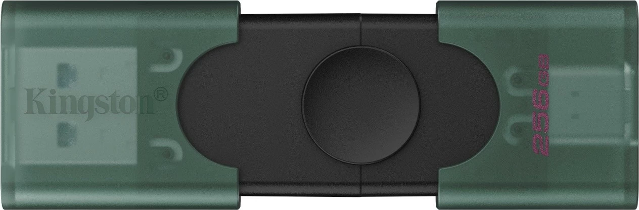 Pendrive Kingston Data Traveler DuoG2 256GB, USB-A/USB-C, Gjelbër
