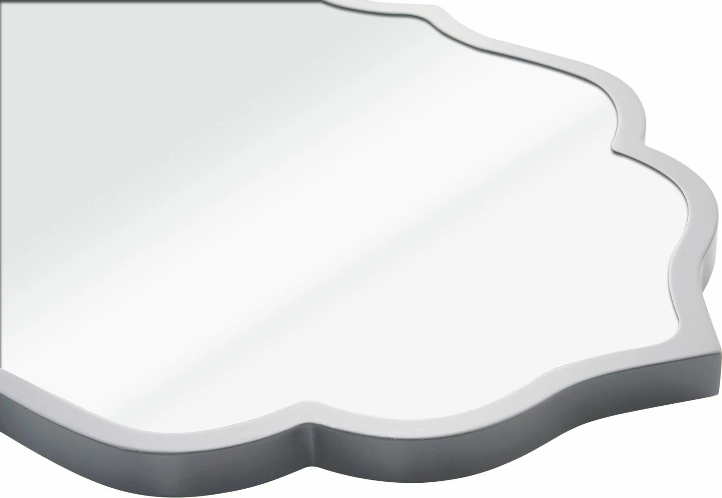 Pasqyrë dekorative, Skye Decor, kadife, 50x70, argjend