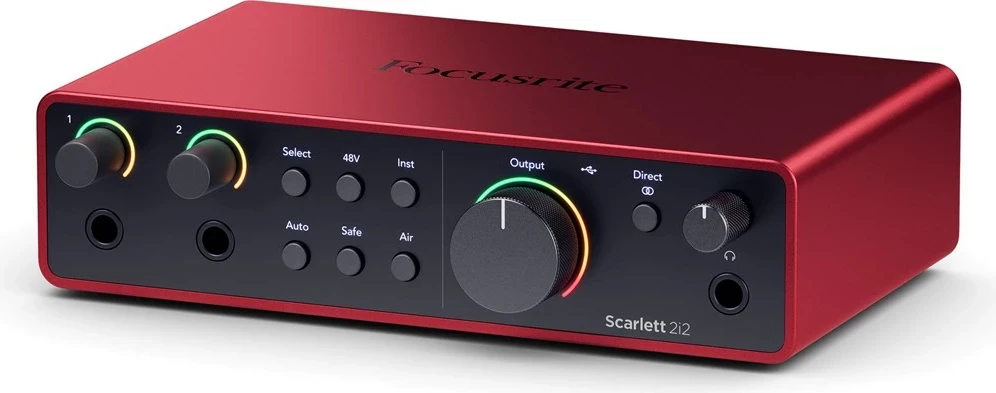Audio interface Focusrite Scarlett 2i2 USB-C 4th Gen, Kuqe